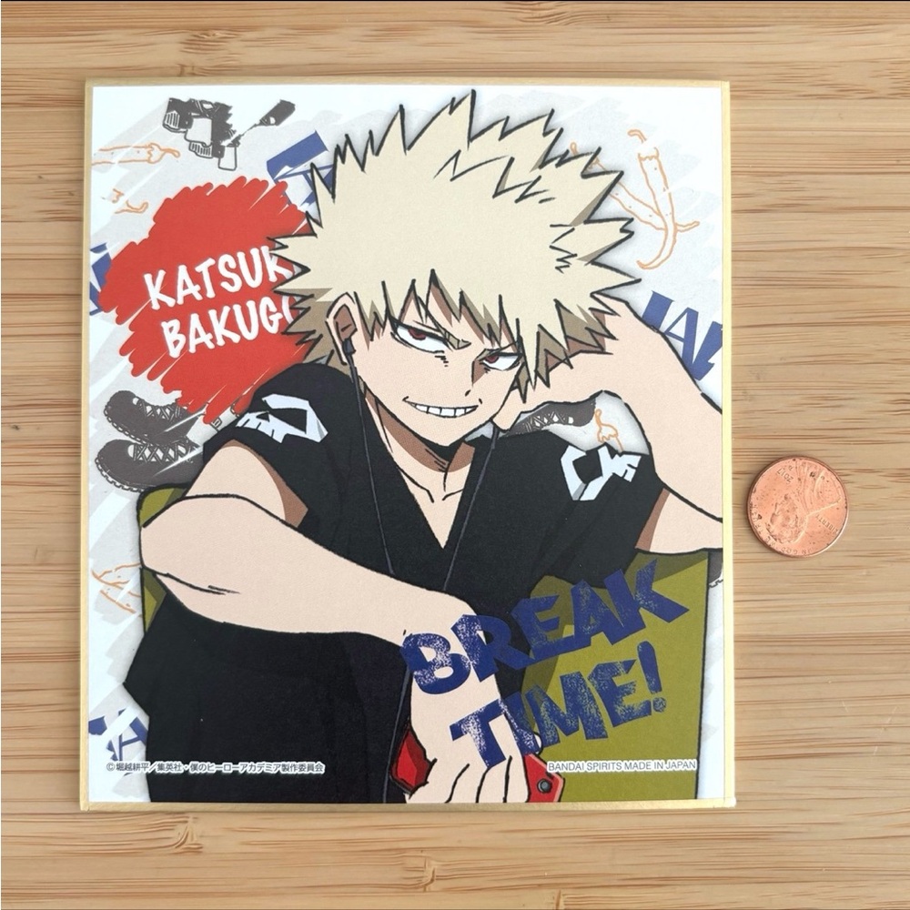 Rare my hero academia Bakugo shikishi